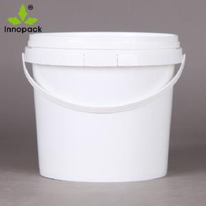 Innopack Innopack-4 Cubeta Redonda de Plástico Reciclable Negra de 4 Litros para Envasado de Pintura - Product Image 1