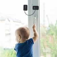 Cerradura de seguridad a prueba de niños para refrigerador, lavavajillas, inodoro, con código combinado y llave, para puerta de congelador y ventana