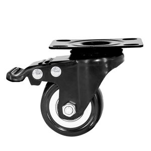 Schwenkbares Lenkrad für Kleiderständer, Büromöbel, Sofa, Stuhl, Kleine 2-Zoll-Feststellbare Rollen mit Radabdeckungen - Product Image 3