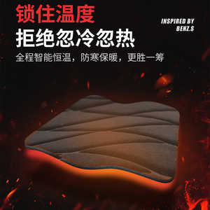 Sport-stile 12-24V coprisedile <span class=keywords><strong>auto</strong></span> 30 'riscaldamento rapido 25W <span class=keywords><strong>cotone</strong></span> panno/flanella sedile riscaldato impermeabile sedile - Product Image 5