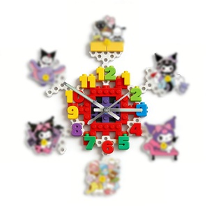 Reloj <span class=keywords><strong>de</strong></span> Bloques <span class=keywords><strong>de</strong></span> Construcción con Movimiento Silencioso, un Gran Juguete para Niños y Niñas, Ideal para Regalos <span class=keywords><strong>de</strong></span> Navidad y Halloween - Product Image 3
