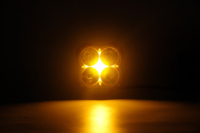 Phare LED de 5 pouces 60W, phare de travail robuste avec rétroéclairage ambre pour camion 4x4, UTV, tout-terrain