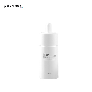 High Transparent PET 30ml 50ml <b>Dropper</b> <b>Bottle</b> for Serum - Empty Cosmetic Glassy Container Wholesale - Product Image 1