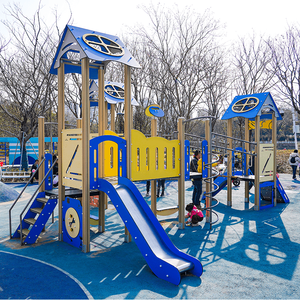 Ensemble d'équipements <span class=keywords><strong>de</strong></span> <span class=keywords><strong>jeux</strong></span> d'extérieur <span class=keywords><strong>pour</strong></span> enfants en HDPE et caoutchouc recyclé, <span class=keywords><strong>de</strong></span> qualité commerciale et économique, comparé au prix des équipements <span class=keywords><strong>de</strong></span> <span class=keywords><strong>jeux</strong></span> Kompan - Product Image 1