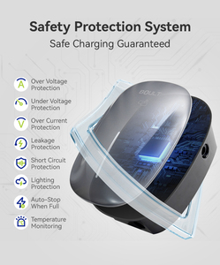 Station <span class=keywords><strong>de</strong></span> <span class=keywords><strong>recharge</strong></span> <span class=keywords><strong>électrique</strong></span> par <span class=keywords><strong>carte</strong></span> magnétique AC 11,5-22 kW Wallbox Chargeur EV Câble <span class=keywords><strong>de</strong></span> 5 m IP65 24 mois avec contrôle via l'application Tuya - Product Image 2