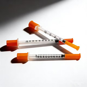 Seringues <span class=keywords><strong>sous</strong></span>-cutanées vétérinaires avec <span class=keywords><strong>aiguilles</strong></span> 30G 31G 1/2 " pour animaux, 0,3 ml, 0,5 ml, 1 ml, usage vétérinaire, 8 mm, 13 mm - Product Image 2