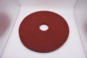 Hoge Kwaliteit 3Inch Rood Nylon Vloer Polijstpad Reinigingskussen Niet-Geweven Schuurschijf Voor Polijstmachine - Product Image 3