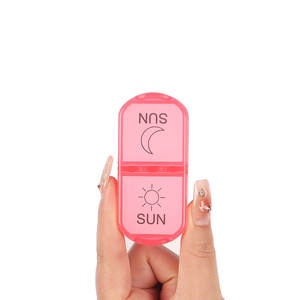 Best Verkopende 7-daagse Draagbare Medicijndoos Met Aangepaste Logo Duurzame Pp Plastic <span class=keywords><strong>Pil</strong></span> Organizer Wekelijkse <span class=keywords><strong>Pil</strong></span> Organizer In Opp Zak - Product Image 5