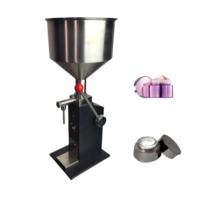 Machine de remplissage manuelle en acier inoxydable A03 pour crème cosmétique, confiture, savon liquide, beurre de cacahuète, pâte et sauce en bouteille