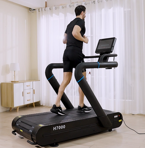 2 In 1 Ac Gemotoriseerde Loopband Latten Commerciële Loopband Gebogen Loopband Loopband Lat-Riem Ontwerp Dat De Schok Van De Impact Vermindert - Product Image 1