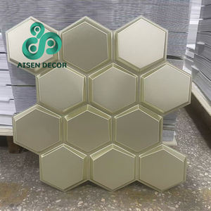 Panel de pared 3D moderno para decoración hogareña Venta caliente impermeable Pvc Fácil instalación decoración Interior - Product Image 1