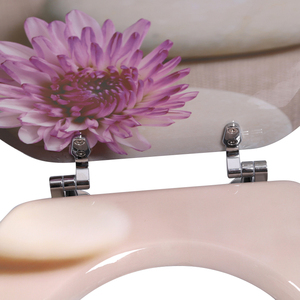 Bofan Bois Moulé UV nouveauté occidentale couleur Privé fleurs fraîches Personnalisées impression portable sièges de toilette - Product Image 3