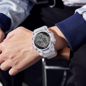 Montre numérique sportive SMAEL 8123 Chrono en plastique, étanche, lumineuse, bracelet TPU, boîtier ABS, cadran sportif coloré - Product Image 2