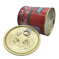 Can 401 Fonction antirouille Couvercle de boîte de conserve en or pour le thon Extrémités ouvertes faciles