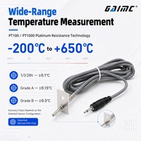 GAIMC GTS300 Custom Supplier 1/2/3/4/5M Pt100 Pt1000 2 3 Wire Rtd Temperature Sensor for Boiler