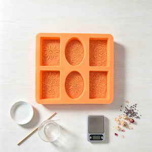 แม่พิมพ์สบู่ซิลิโคนลายนูน 6 ช่อง รุ่น Early Riser แบบใหม่ เหมาะสำหรับทำขนมเค้ก <span class=keywords><strong>ขนม</strong></span>ไหว้<span class=keywords><strong>พระจันทร์</strong></span> และสบู่ - Product Image 3