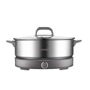 Olla eléctrica Supor de 6L, tipo dividido, de acero inoxidable, para cocinar en casa - Product Image 1