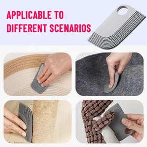 Cepillo de ropa de doble cara TPR reutilizable, tabla de afeitar portátil para eliminar el pelo de mascotas para perros y gatos, útil para peinar el baño - Product Image 3