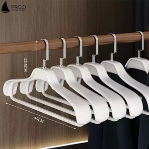 Nhựa Hộ Gia Đình Chống Trượt Quần Áo Móc Áo Cho Xuống Áo Khoác Rộng Và Kích Thước Lớn Cho Lưu Trữ Móc Áo - Product Image 5