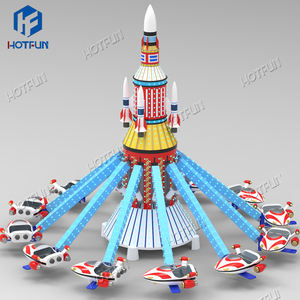 Manège d'avion en fibre de verre à autocontrôle pour enfants, pour utilisation en intérieur/extérieur dans les centres commerciaux et les milieux éducatifs - Product Image 5