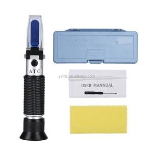 Preço de fábrica 0-32% Handheld Brix Refractometer Tester Meter Sugar Fruit Vegetables Suco Brix Refractometer com ATC - Product Image 6