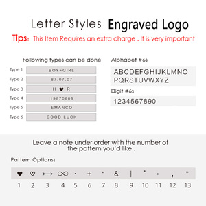Etichette Personalizzate con Logo del Brand per <span class=keywords><strong>Gioielli</strong></span>, Ciondoli in Acciaio Inossidabile per Collane e Bracciali - Product Image 5