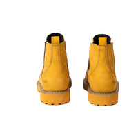 Bottes de cowboy décontractées en cuir véritable, fabriquées sur mesure par le fabricant, avec construction Goodyear Welt, style Chelsea Western, à enfiler.