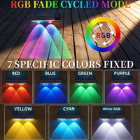 Lampes solaires murales LED étanches pour l'extérieur, idéales pour clôtures, jardins, balustrades, marches, patios et améliorations de l'habitat (vente en gros)