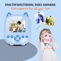 Kamera Instan Anak-Anak Dengan Perekaman Foto Video, Mode Filter Stiker Kepala Besar DIY Grafiti, Mainan Hadiah