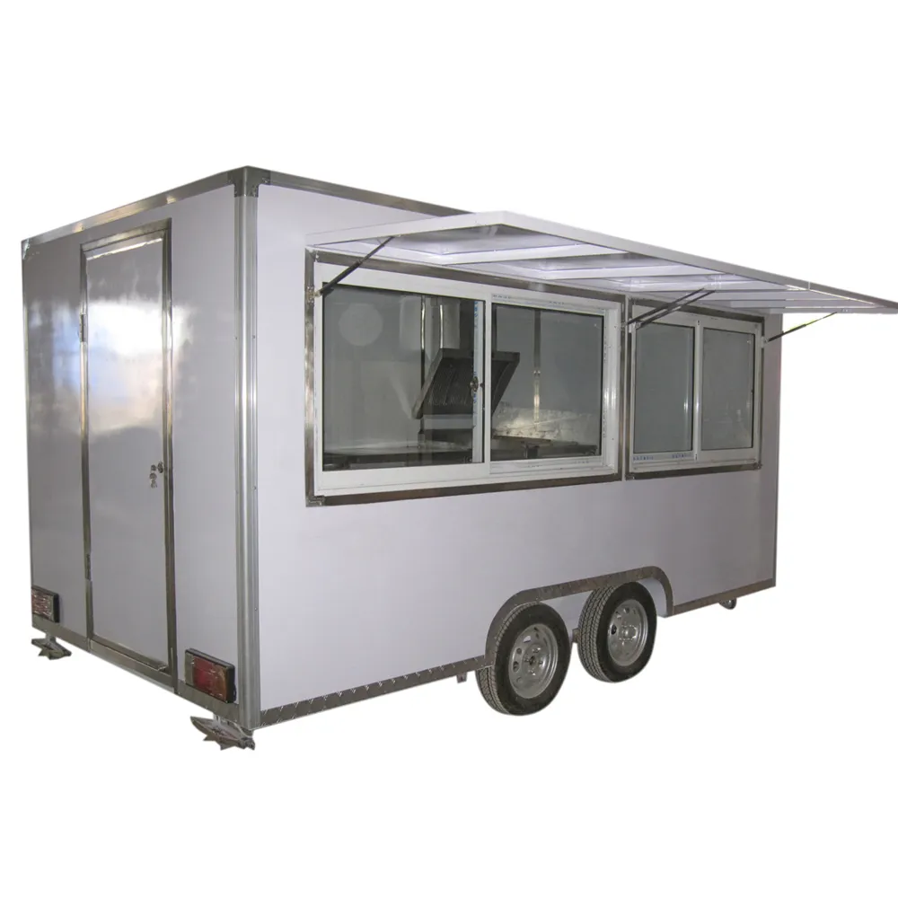 Hot Koop Mobiele Vending Food Truck Snel Met Volledige Keuken Donuts Winkelwagen Hand Push Voedsel Winkelwagen Mobiele Fast Food Van