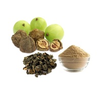 Extrait sec d'amla, ingrédient naturel à base de plantes avec un arôme riche utilisé dans les applications culinaires, tisane et recettes traditionnelles