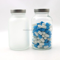 Vente en gros de flacons en verre de haute qualité de 250 ml pour le stockage de médicaments et de capsules de vitamines