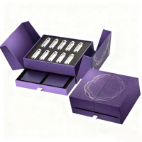 Emballage de boîte de parfum personnalisé de qualité supérieure pour les sérums de soin de la peau de luxe, les huiles essentielles et les produits cosmétiques avec un design de boîte cadeau haut de gamme