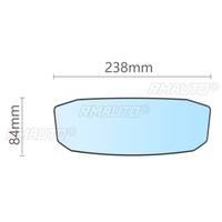 Rétroviseur de recul pour voiture, miroir incurvé grand angle universel pour voiture, SUV, camion, fourgonnette, véhicules