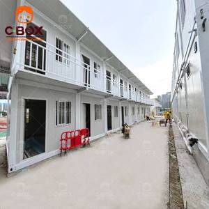 Cbox Personnalisable Maison Conteneur Mobile Démontable à 2 Étages pour Bureau Préfabriqué, Clinique Modulaire, Dortoir de Chantier - Product Image 2