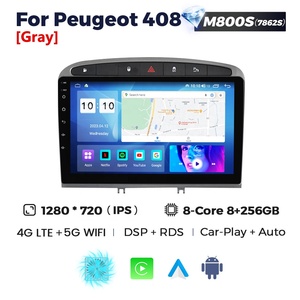 MEKEDE-MS 9 "Android10 Quad Core autoradio stéréo lecteur Audio pour Peugeot 408 <span class=keywords><strong>308</strong></span> 308SW RDS vidéo SWC GPS Navigation WIFI IPS B - Product Image 3