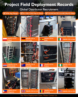 Batteries LiFePO4 5kw 10kw à 6500 Cycles 51.2V 48V 300Ah 100Ah 200Ah avec BMS, Onduleur, Batteries Solaires au Lithium-ion pour Stockage d'Énergie