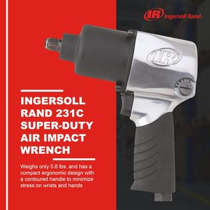 Llave de Impacto Neumática Ingersoll Rand 231C de 1/2 Pulgada con Empuñadura de Pistola para Reparación Automotriz - Product Image 2