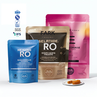 Sachet Doypack Personnalisé Anti-humidité Refermable avec Fermeture Zip, Anti-odeur, Impression Gravure, Qualité Alimentaire pour Aliments pour Animaux de Compagnie