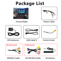 Autoradio multimédia Android 8 cœurs avec écran tactile WIFI de 9 pouces pour Toyota Hilux Surf 2002~2009 BT FM GPS Écran partagé