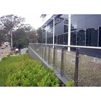 Système de garde-corps de balcon d'escalier en verre ACE Rampe d'araignée en acier inoxydable pour la construction de magasins de Foshan
