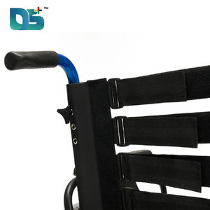 新着高品質スポーク厚手タイヤ快適通気性シート折りたたみ背もたれ膝ブレーキ手動車椅子 - Product Image 3