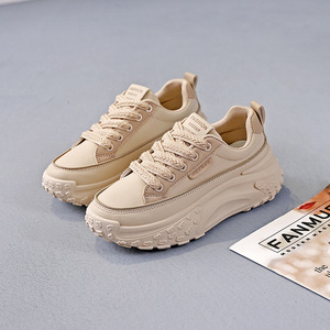 Zapatos Deportivos Casuales de Piel para Mujer, Estilo Moderno 2026, de Alta Calidad, Resistentes al Desgaste, con Suela Gruesa - Product Image 2