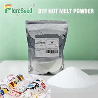 Poudre DTF thermofusible 100% TPU blanche, haute élasticité, fine, douce, imperméable pour rouleaux DTF de 30 cm et 60 cm