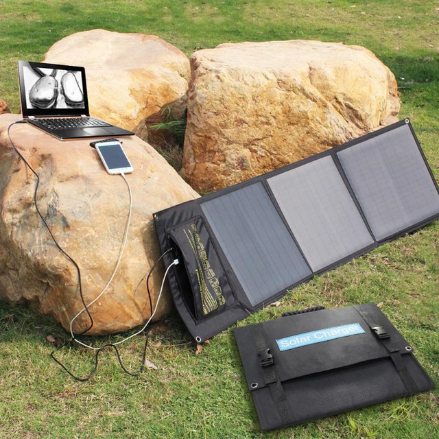 Portable Solar Power 21W 28W 30W Energy Storage Charger Foldable Photovoltaic Monocrystalline Solar Panels Price for Home