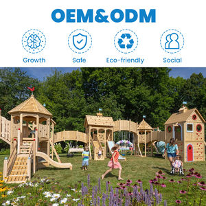 Juegos de Madera Montessori para Jardín de Infancia, Equipo de Juego Interior y Exterior para Niños, Tobogán, Columpio, Juego de Patio para Preescolar - Product Image 4