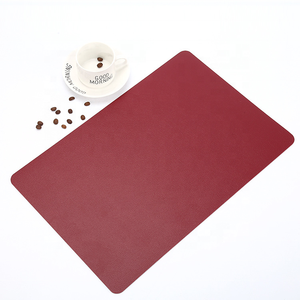 Napperon <span class=keywords><strong>de</strong></span> salle à manger <span class=keywords><strong>de</strong></span> luxe double face en cuir pour restaurant d'hôtel - Product Image 4