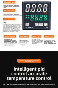 Regolatore di Temperatura Digitale TC4M PID con Doppio Display, Uscita Relè/SSR <span class=keywords><strong>per</strong></span> <span class=keywords><strong>Riscaldamento</strong></span> e Raffreddamento - Product Image 6
