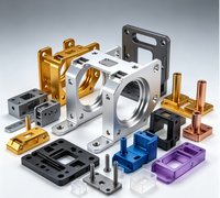 Pièces en aluminium usinées CNC sur mesure OEM ODM, support de fixation anodisé, cadre de base, tournage et fraisage de précision pour l'usinage au Sichuan