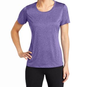 Camiseta de Verano Personalizada para Mujer, Manga Corta, Color Sólido, Informal y Transpirable, para Gimnasio y Deportes - Product Image 3